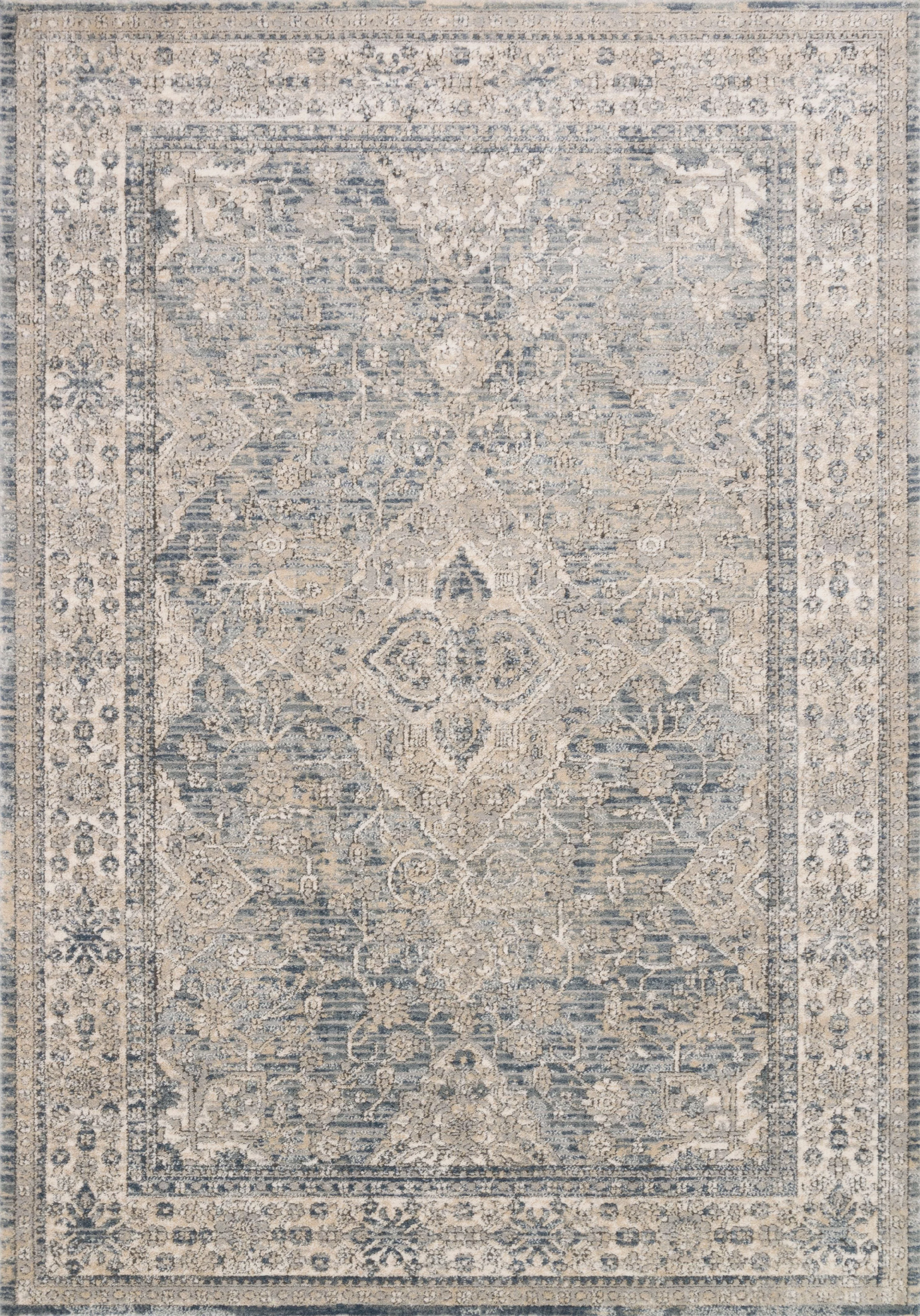 Loloi II Teagan Oriental Sky / Natural Area Rug