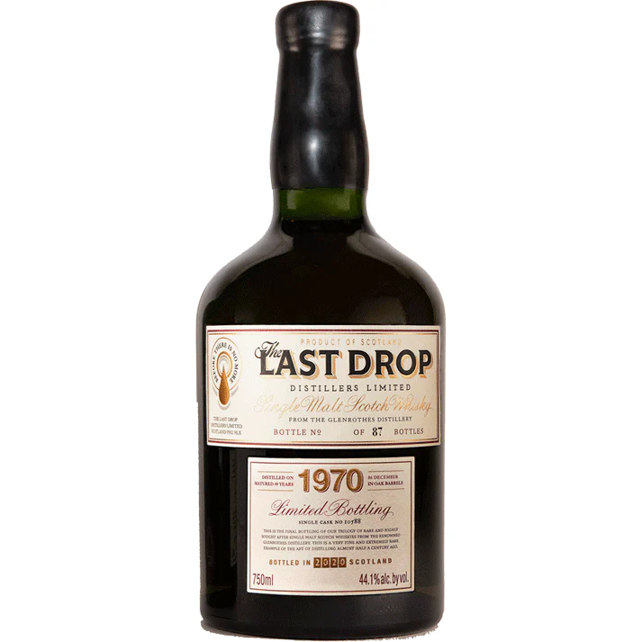 The Last Drop Distillers Limited Bottling 1970 Glenrothes Cask #10589 Single Malt Scotch Whisky - Nestor Liquor