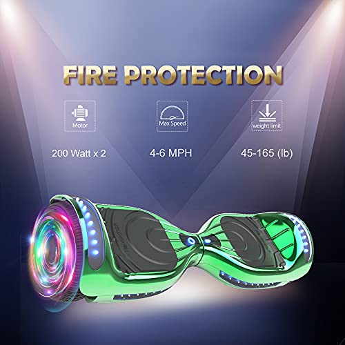 Hoverboard Certified HS2.01 Bluetooth Flash Wheel with LED Light Self Balancing Wheel Electric Scooter