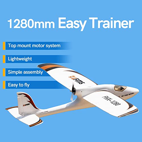 Fms Rc Plane for Adults Easy Trainer RC Airplane 4CH 1280mm (50.4