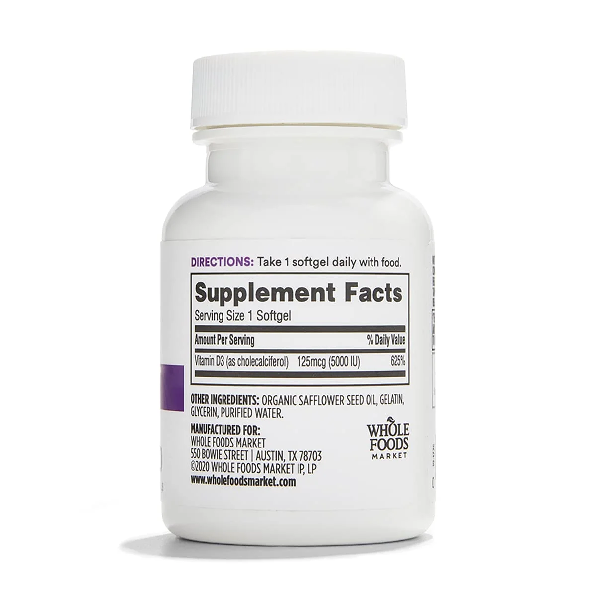 365 Everyday Value, Vitamin D3 5000 IU, 120 ct