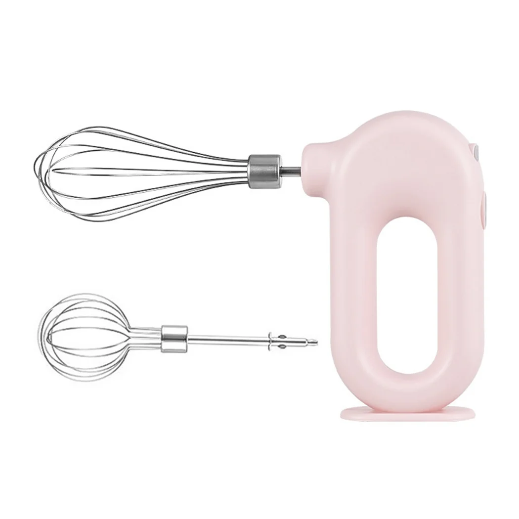 Electric Whisk Set Rechargeable Small Stainless Steel Baking Beater Hand Mixer