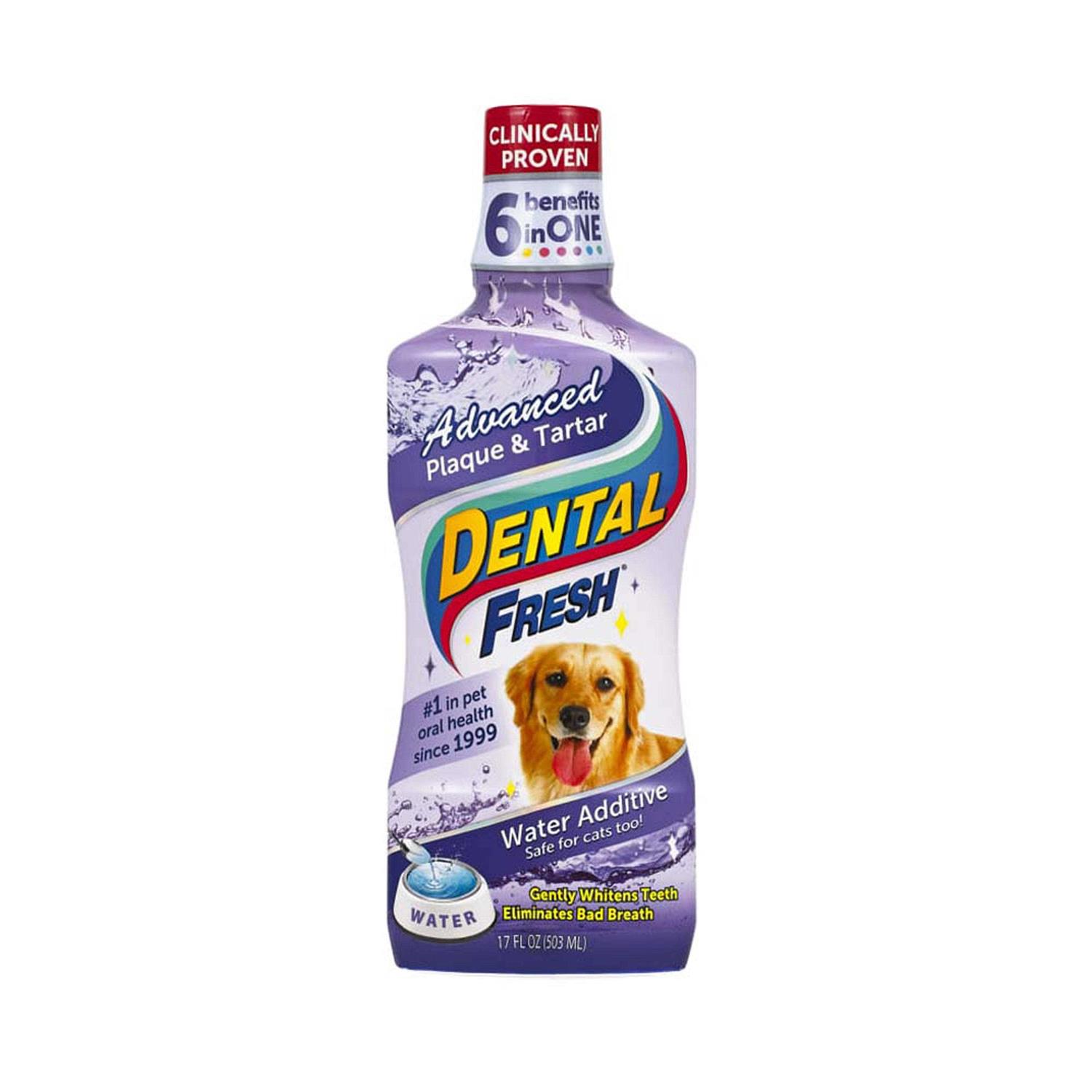 Dental Fresh Advanced Plaque and Tartar Water Additive for Dogs - Pet Supplies online store