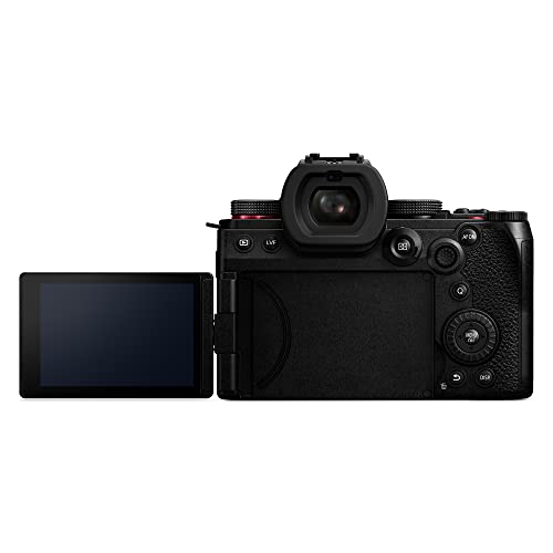 Panasonic LUMIX S5II Mirrorless Camera, 24.2MP Full Frame with Phase Hybrid AF, New Active I.S. Technology, Unlimited 4:2:2 10-bit Recording with 20-60mm F3.5-5.6 L Mount Lens - DC-S5M2KK Black