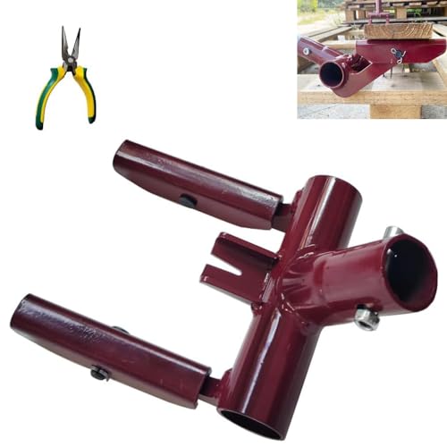 Pallet Buster Tool - Articulating Pivot-Action Head Deck Board Removal Tool Deck - Wood Pallet Tool Breaker Pry Bar Puller (Without Handle)