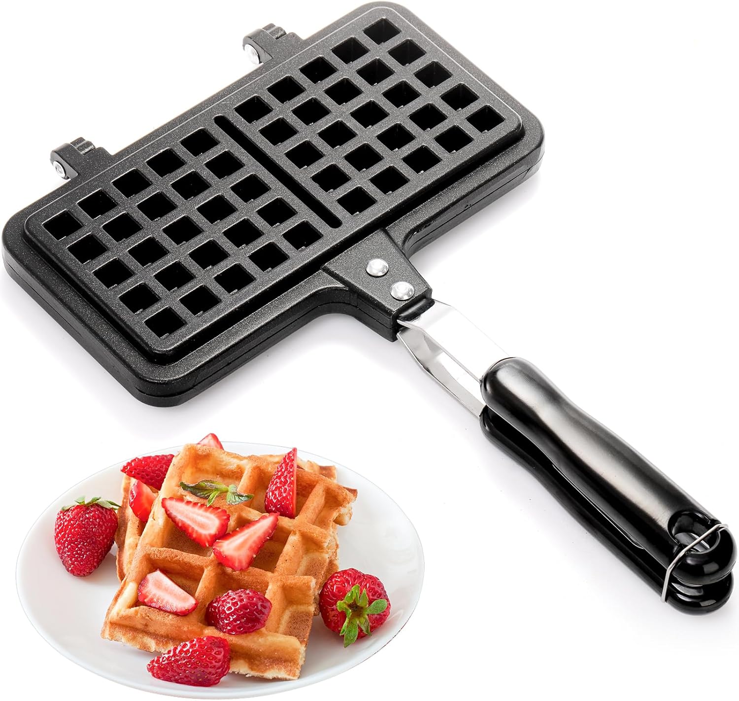Dicunoy Non-stick Waffle Maker, 8
