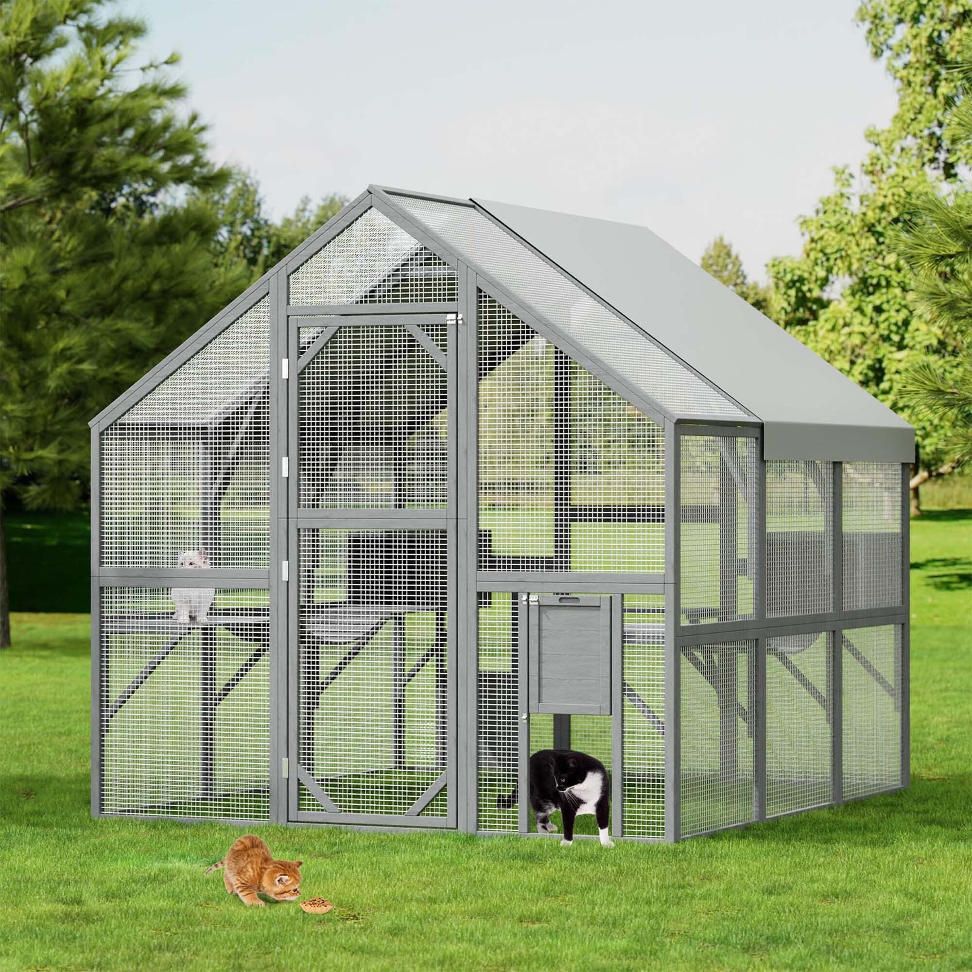 Outdoor Catio Cat House 74
