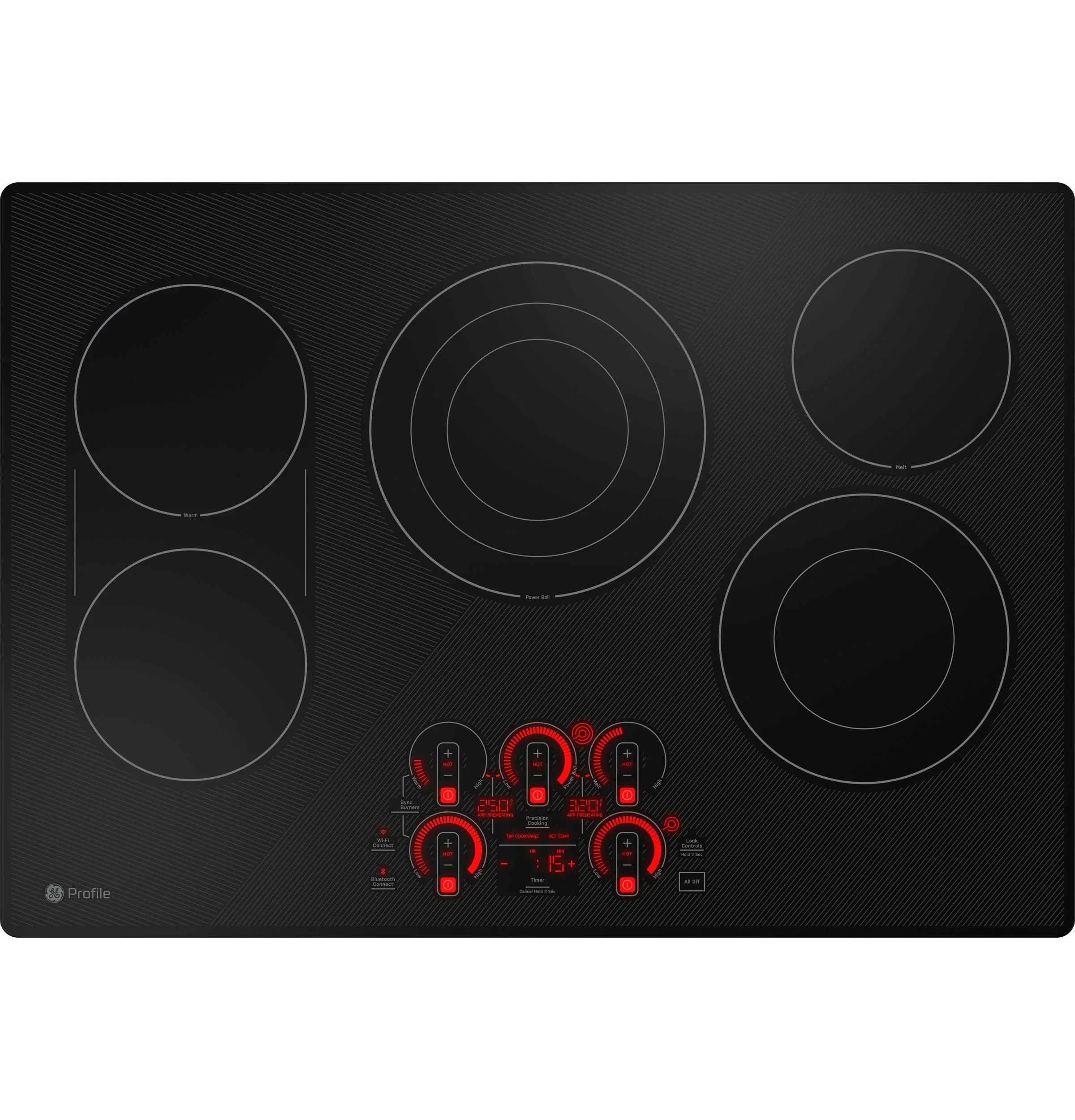GE APPLIANCES PEP9030DTBB  COOKTOPS (ELECTRIC) Black On Stainless