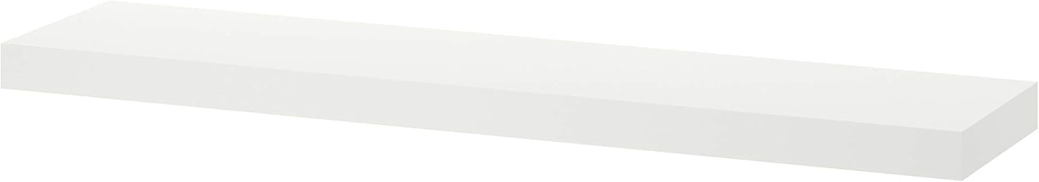 IKEA LACK wall shelf white (26x110 cm) with concealed mounting hardware.