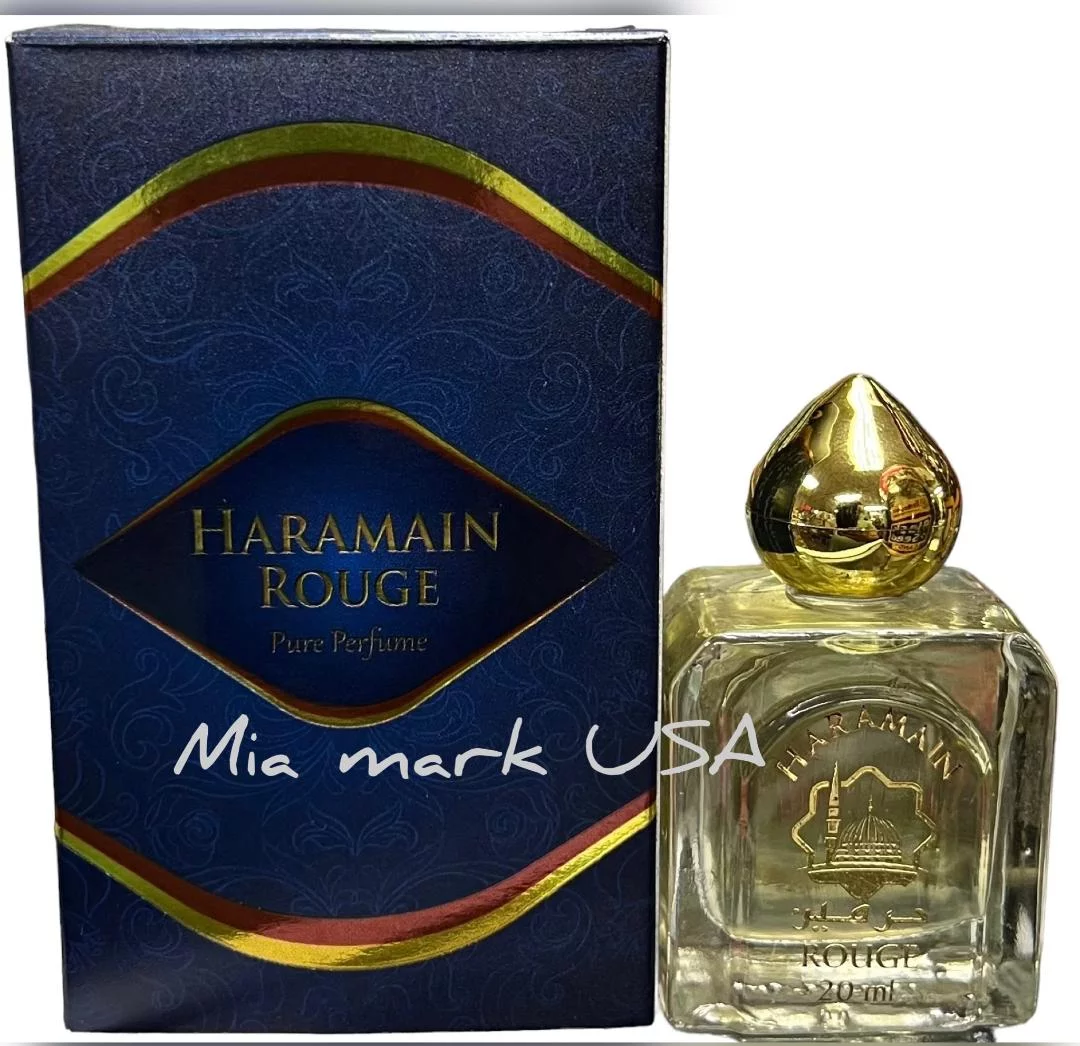 BRAND NEW Haramain Rouge - Pure perfume - 20 ml with Rollon - By Haramain WITH FREE SHIPPING