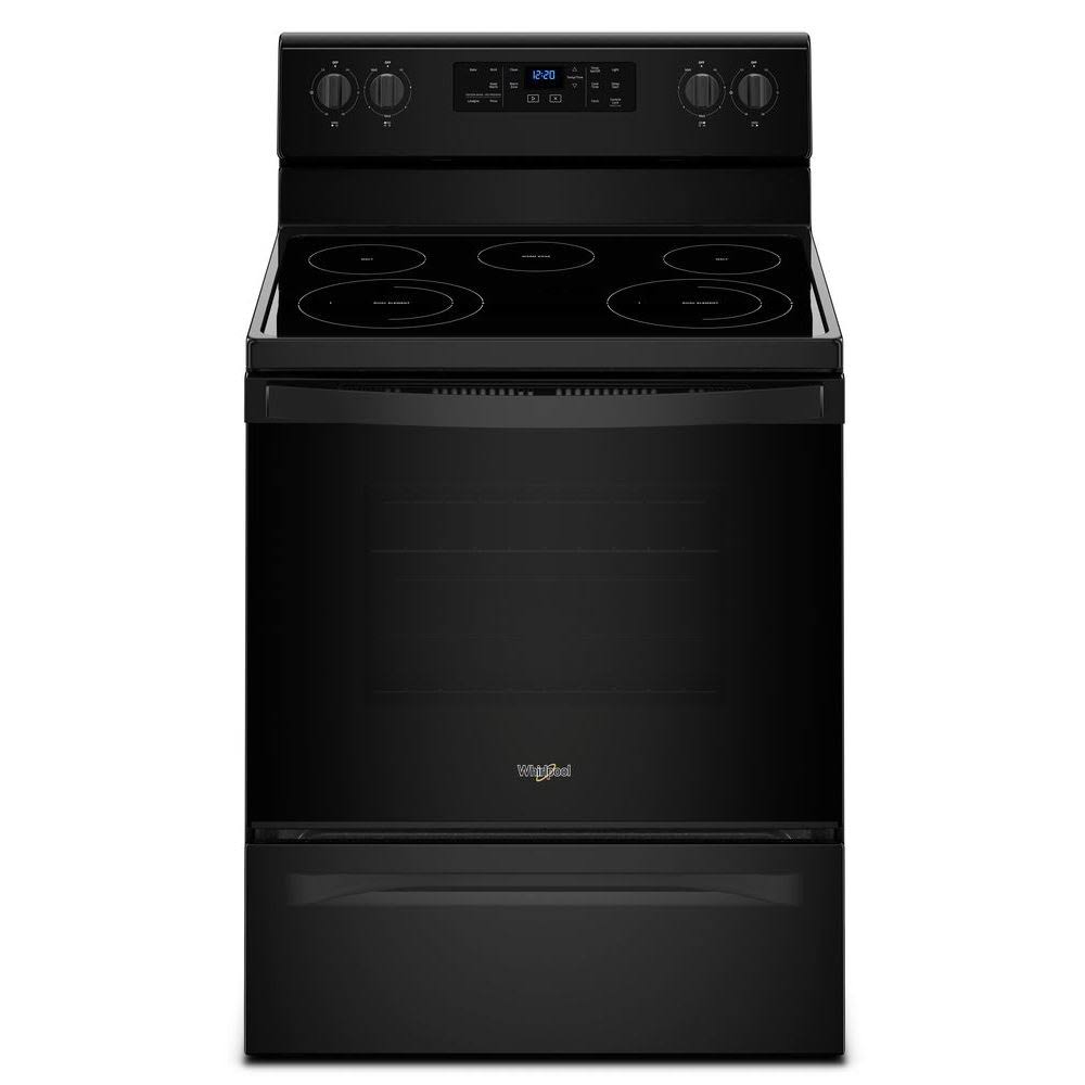Whirlpool WFE525S0HB Electric Range - Freestanding - 5.3 cu ft - Black
