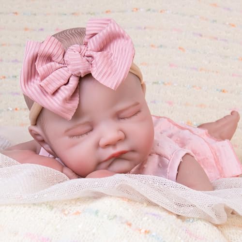 Aori Lifelike Reborn Baby Girl Dolls - Realistic 20-Inch Newborn Doll with Poseable Limbs and Feeding Kit