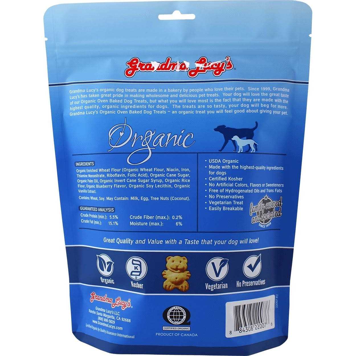 Grandma Lucy's Organic Baked Dog Treats - Pet Supplies online store