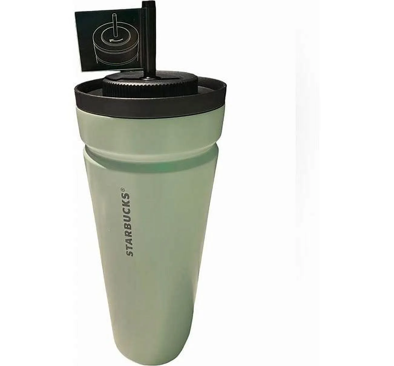 Starbucks Winter 2024 Mint Green Vacuum Insulated Leakproof Twist 24 Oz Tumbler