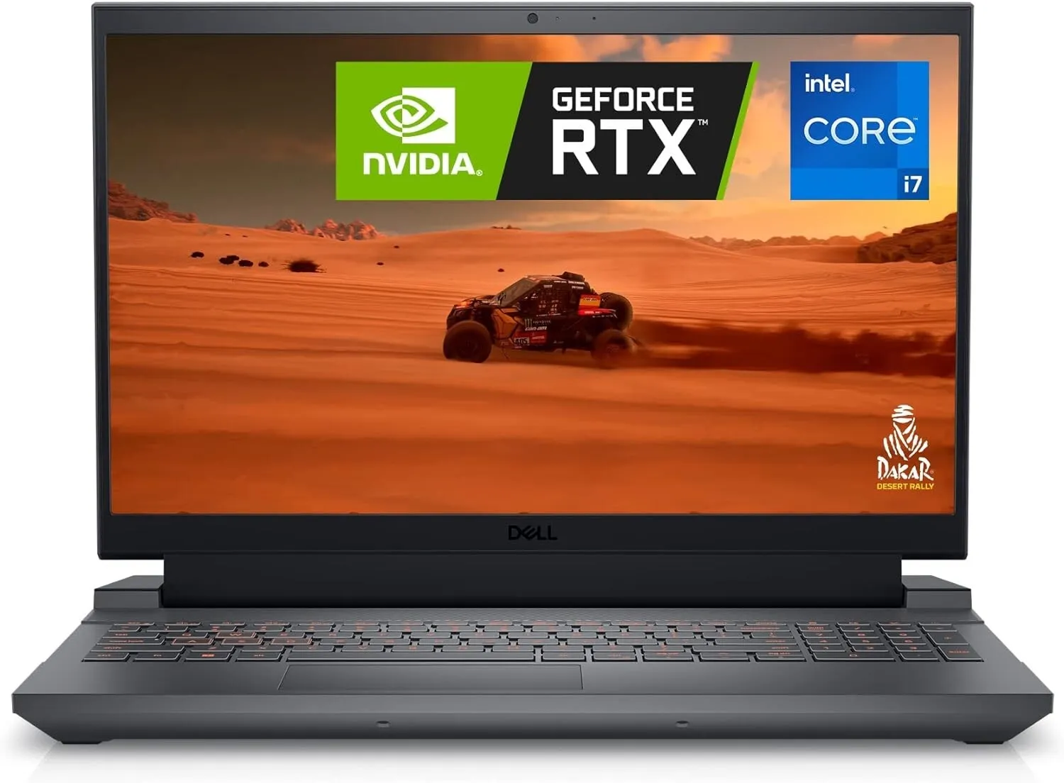 Dell G15 5530 Gaming Laptop - 15.6-inch FHD (1920x1080) 165Hz Display, Core i7-13650HX, 16GB DDR5 RAM, 512GB SSD, NVIDIA GeForce RTX 4050, Intel Wi-Fi 6, Windows 11 Home - Dark Shadow Gray,Black
