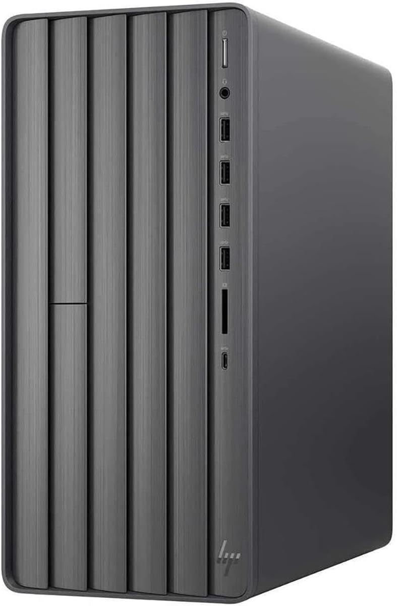 HP Envy TE01-3197c Desktop Computer, Intel Core i7-12700F 2.1GHz, 32GB RAM, 1TB SSD, NVIDIA GeForce GTX 1660 SUPER 6GB, Windows 11 Home, Nightfall Black