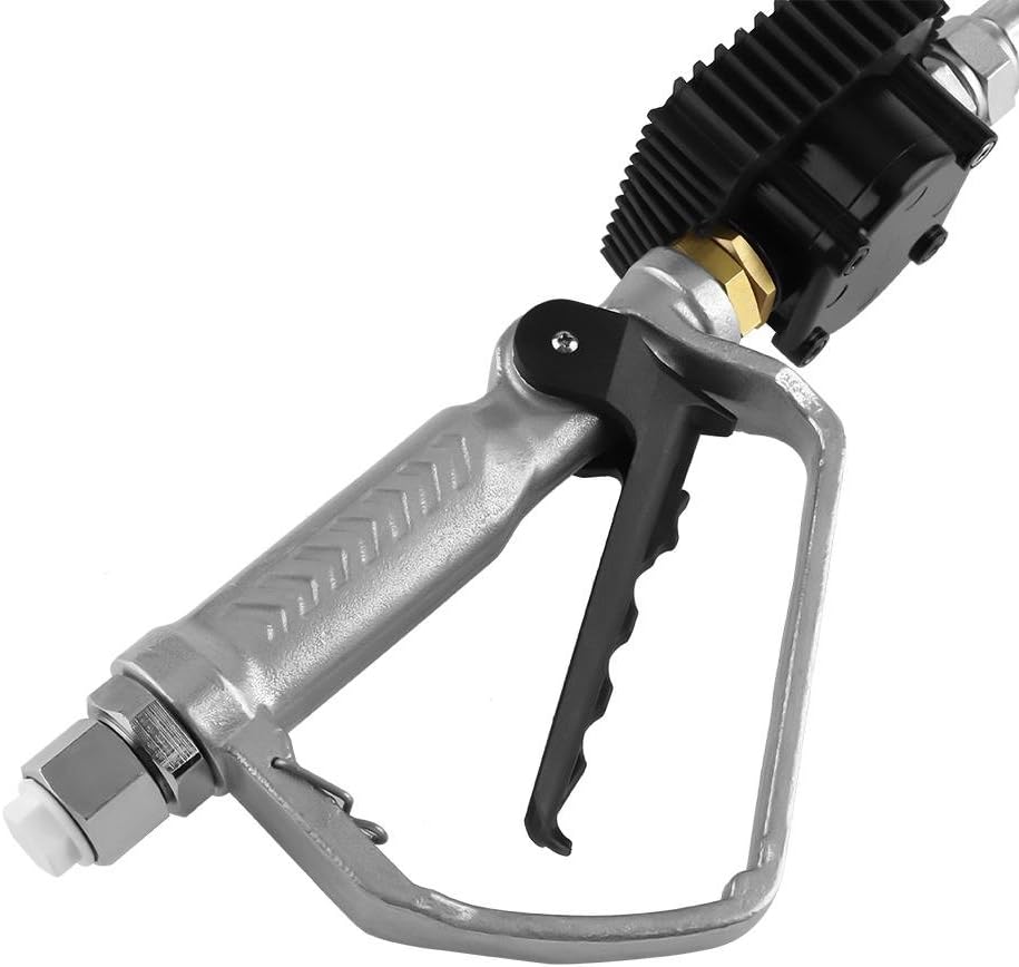 Digital Oil Control Valve Meter Nozzle, 1/2 inch NPT Inlet Pressure 1500 Psi 100 Bar Digital Fuel Oil Lubricant Nozzle Fueling Nozzle with Flow Meter