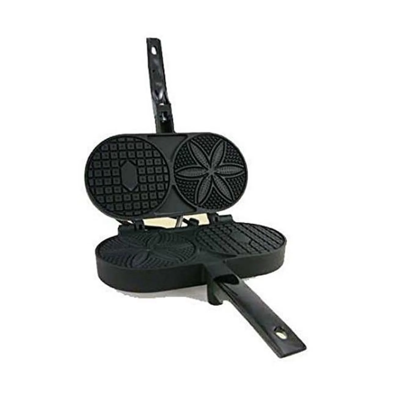Electric Pizzelle Maker-Non-Stick Coated