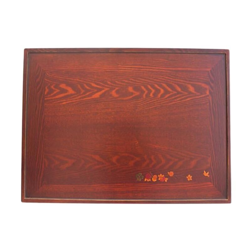 Folding Legs Korean Table Living Room Tea Table Traditional Style Asian Antique Furniture Low Dining Wood Table (45x33x21cm), Brown