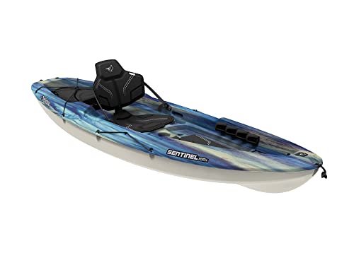 Pelican Sentinel 100X- Sit-on-top Kayak - Recreational One Person Kayak - 10 ft