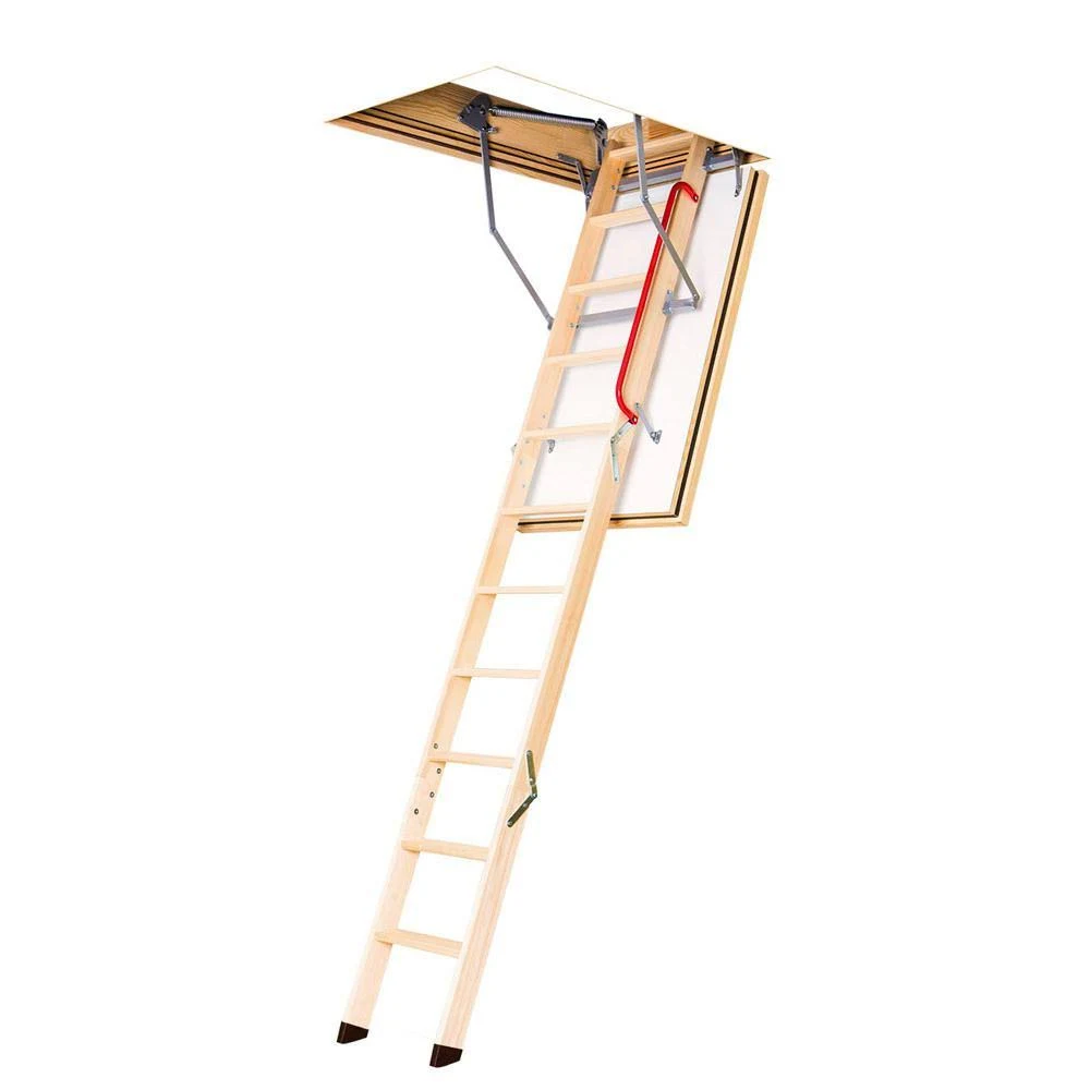 Fakro 869717 LWF Wooden Fire Rated Attic Ladder 25 x 47 x 107 in.