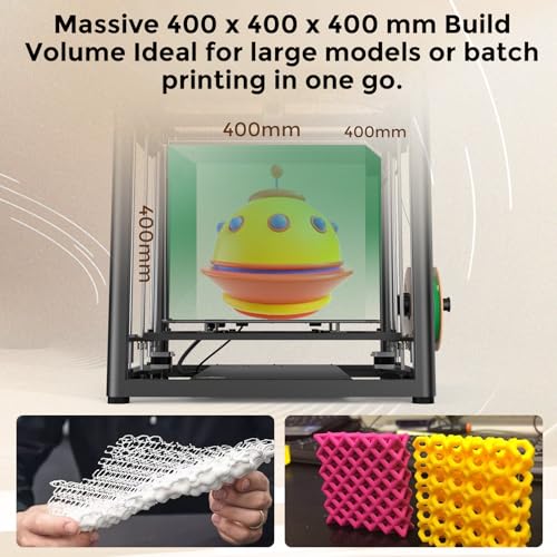 Creality Hi Combo 3D Printer, 4-Color CFS System, Auto RFID Filament Detection, 500mm/s Speed, All-Metal Frame, 260x260x300mm Build Volume, Smart Cloud Control
