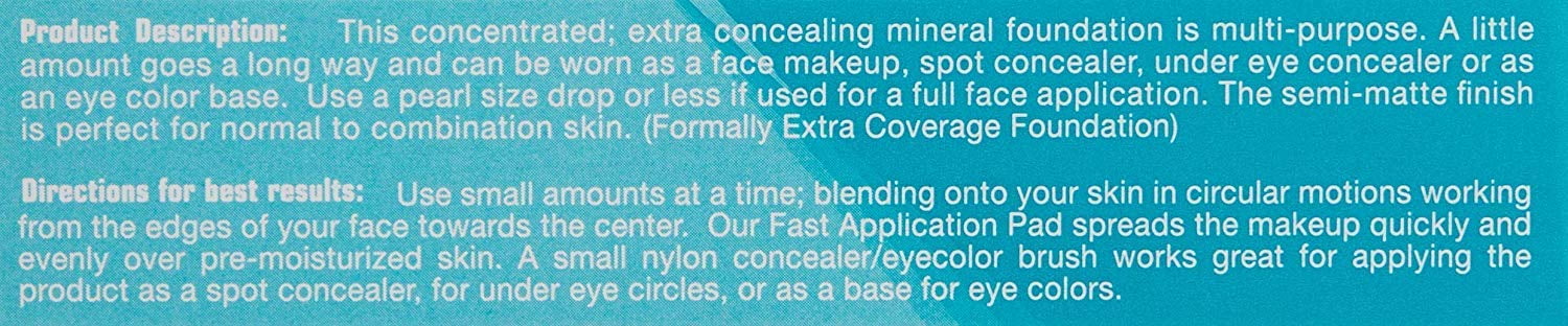 Illuminare Concealing Mineral Foundation Makeup SPf 20 Semi-Matte Finish 15ml (Sienna Sun)
