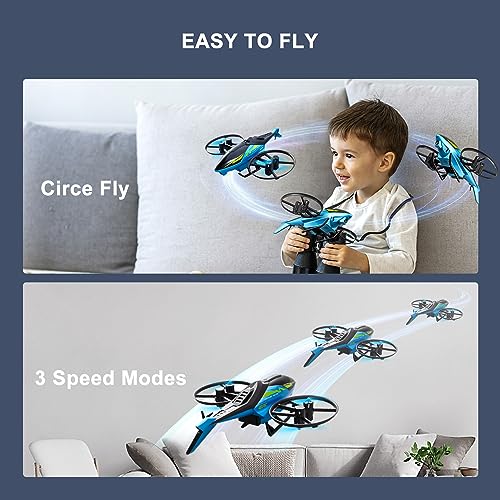4DRC M3 Drone with 1080P HD Camera for Adults Kids Beginners,Remote Control Foldable quadcopters Helicopter Boys Toys/Gift,with Auto Hover, One Key Start,3D Flips