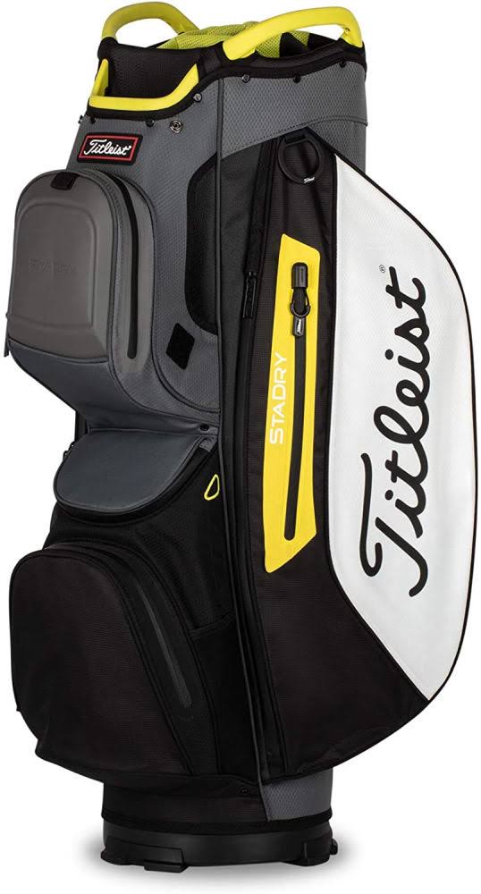 Titleist Cart 15 StaDry Cart Bag, Charcoal/White/Black