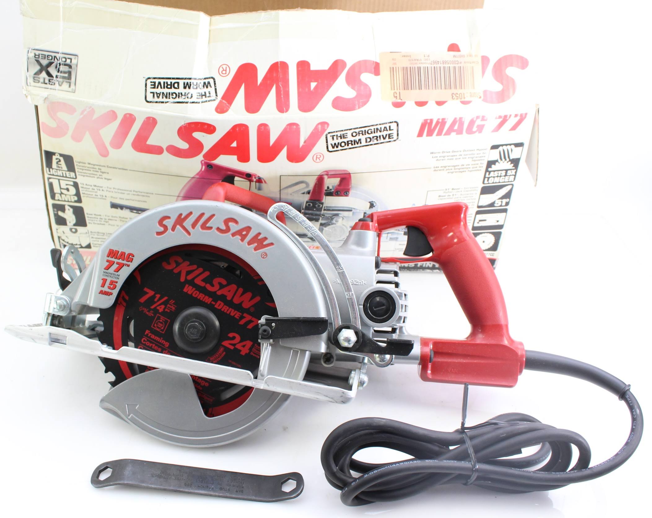 Skil Shd77m 7.25 in. Magnesium Worm Drive Circular Saw