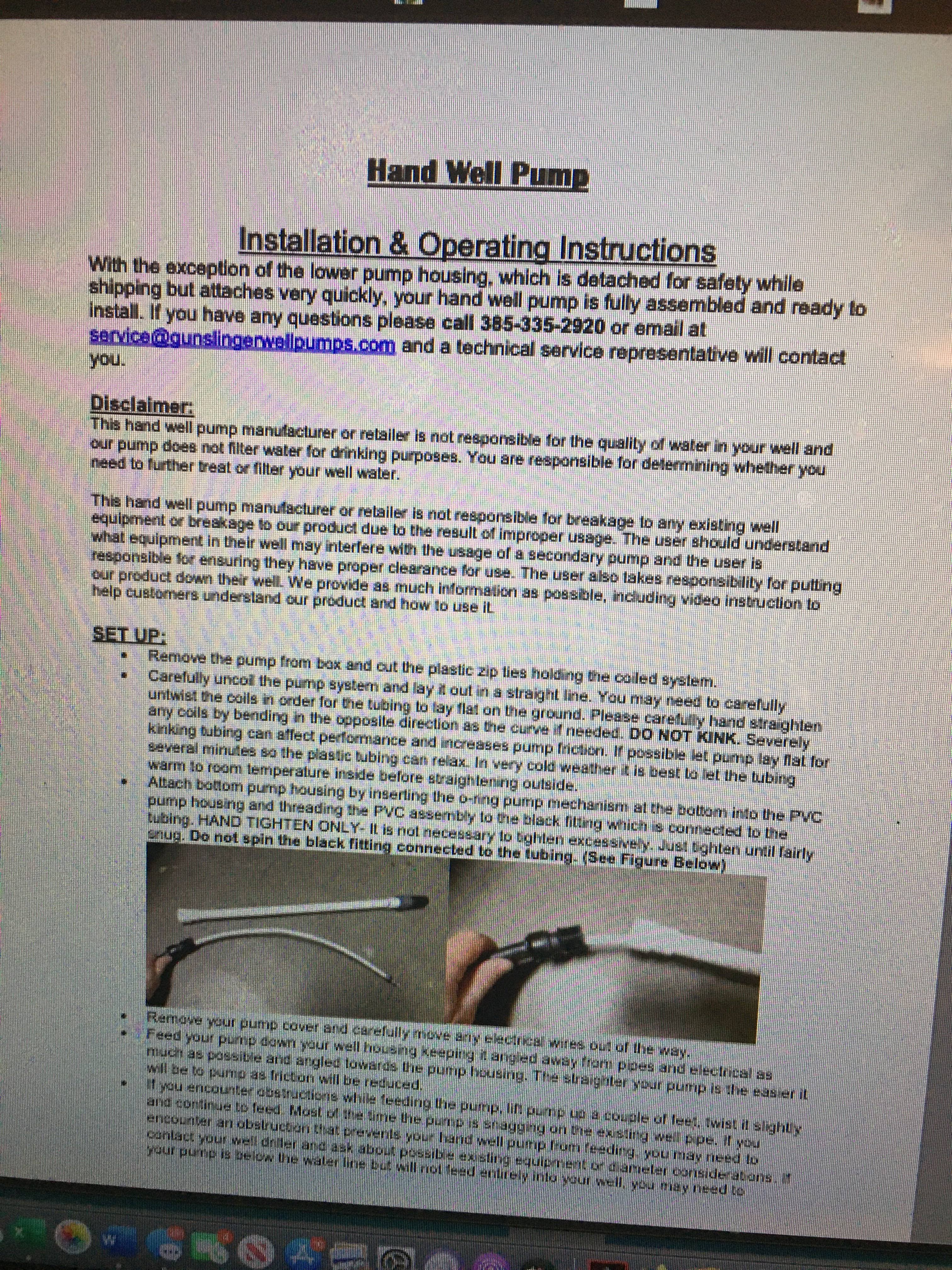 100 ft Emergency Manual Well Pump WP0100