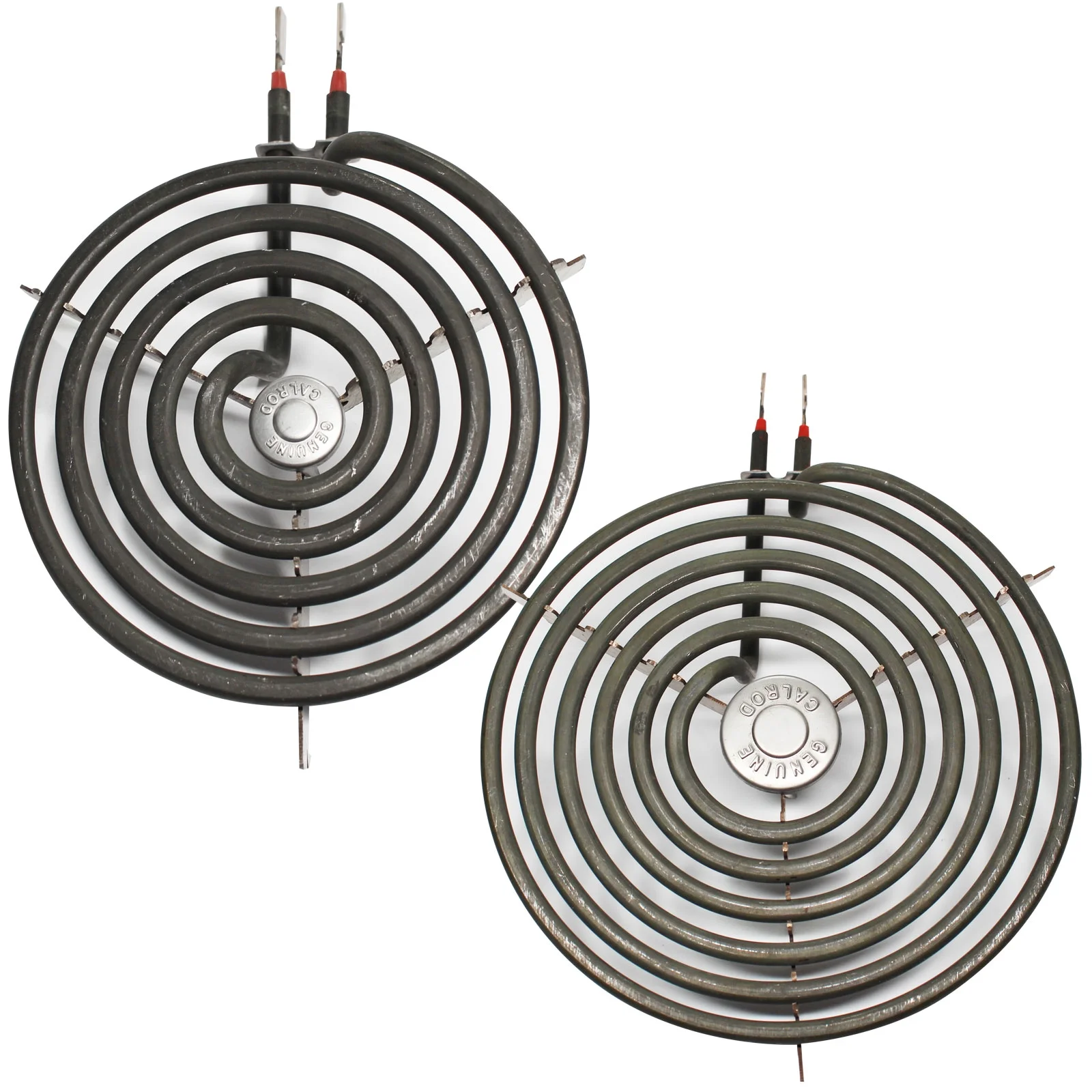 Replacement General Electric JBP47GS2 8 inch 6 Turns & 6 inch 5 Turns Surface Burner Elements - Compatible General Electric WB30M1 & WB30M2 Heating Element for Range, Stove & Cooktop