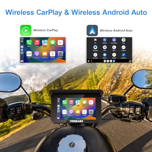 Professional Motorcycle Camera, Motorcycle Carplay & Motorcycle Android Auto, Motorcycle Dash Cam, 5