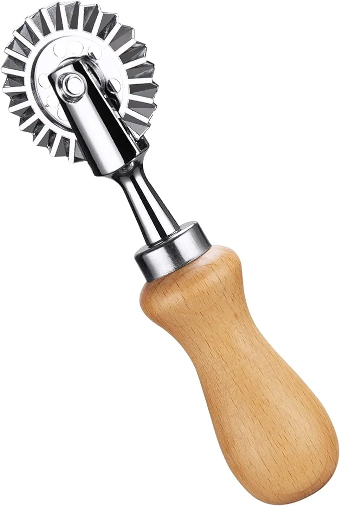 Pasta Maker Cutter Wheel - Pastry Cutter Wheel - Dough Ravioli Pizza Cutter Wheel for Home and Kitchen, 1.3