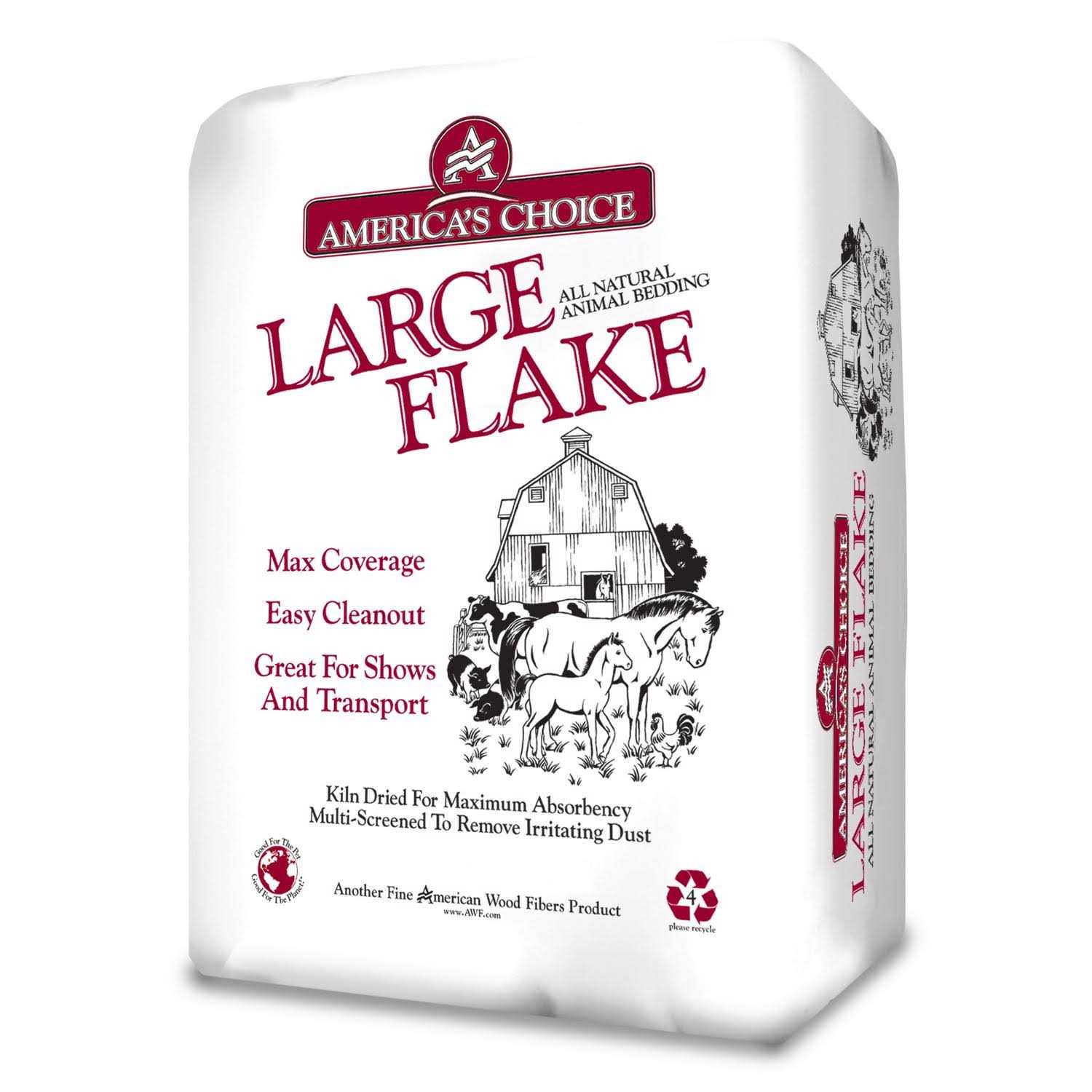 America's Choice Large Flake 8 cu ft Wood Animal Bedding - Pet Supplies online store