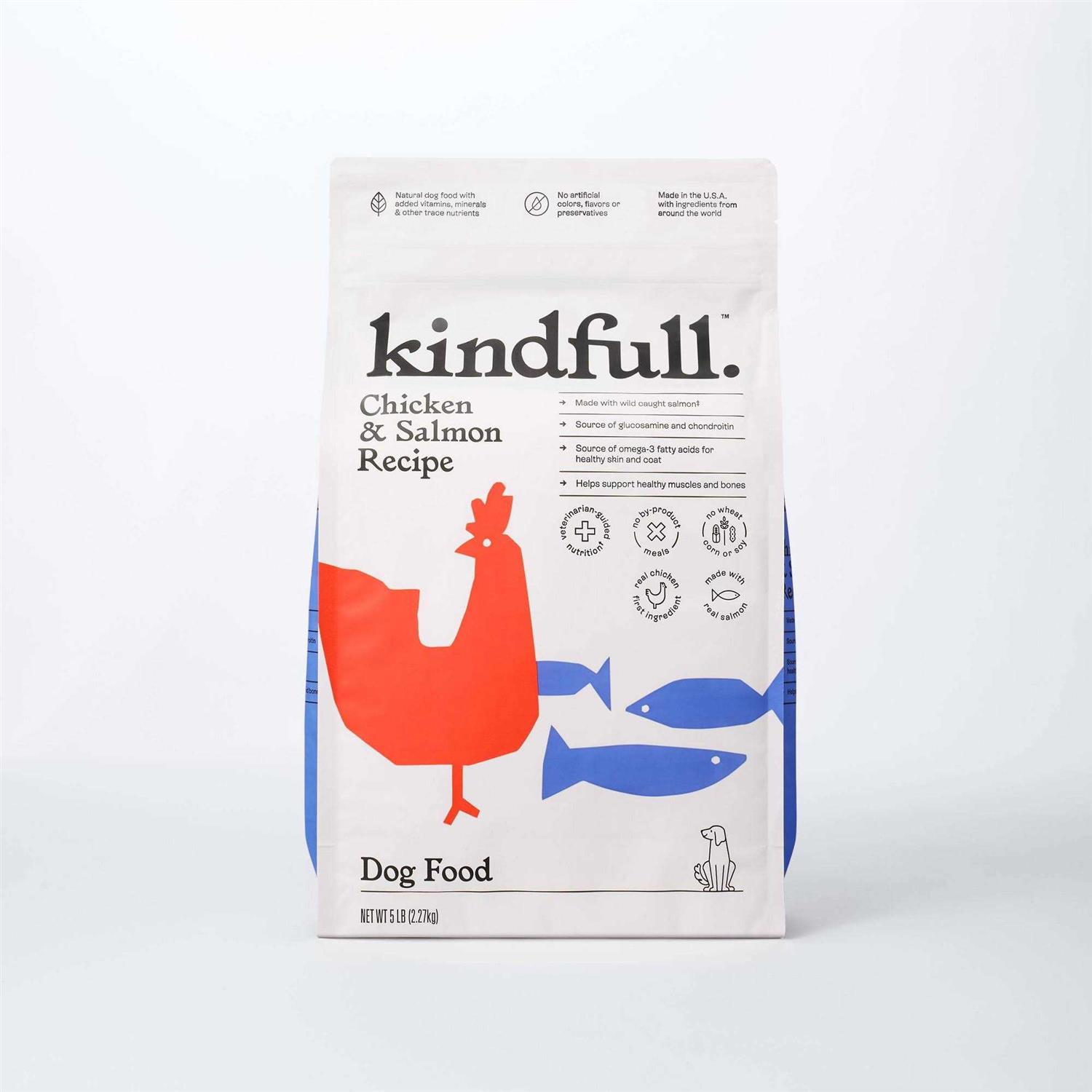 Kindfull Chicken and Salmon Recipe Dry Dog Food - Pet Supplies online store