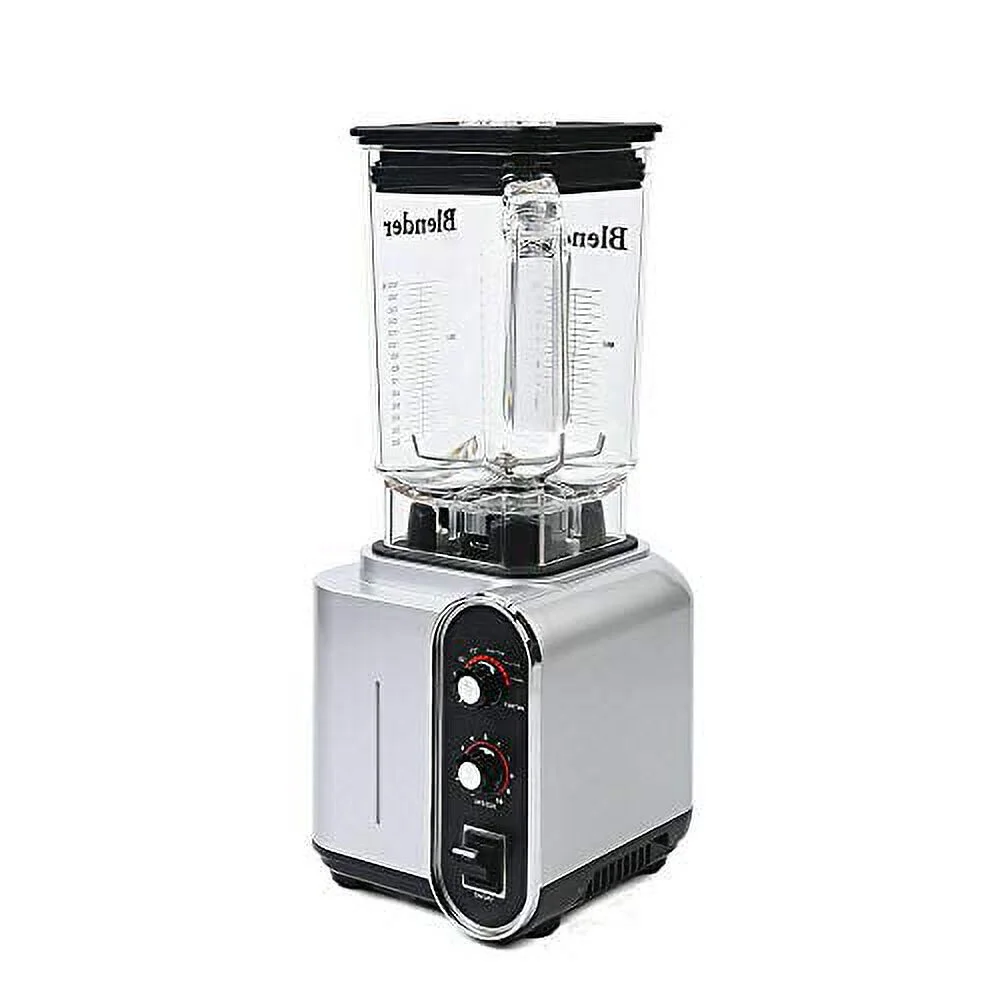 Oukaning Commercial Electric Blender Juicer Crusher 1500W 110V Bpa Frozen Drinks And Smoothies