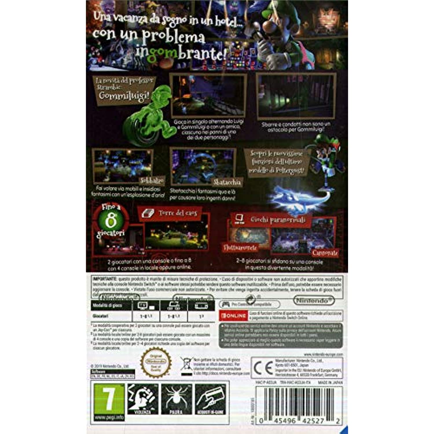 Luigis Mansion 3 - Nintendo Switch (Italy Version)