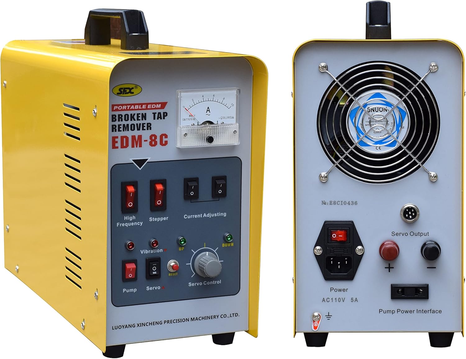 MINI EDM-2000B Broken Tap Remover,Spark Erosion,Broken Tap Extractor Portable EDM Drilling Machine Remover Broken Drill,Bolt,Reamer.Tap Disintegrator,110V,2000W,Depth Setting