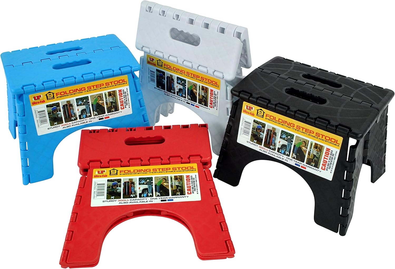 Ultra-Fab Products 56-978001 Step Stool Folding, 1 Pack