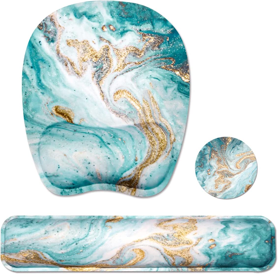 Keyboard Wrist Rest Mouse Pad Wrist Support for Computer/Laptop Memory Foam Keyboard Pad Ergonomic Hand Rest Wrist