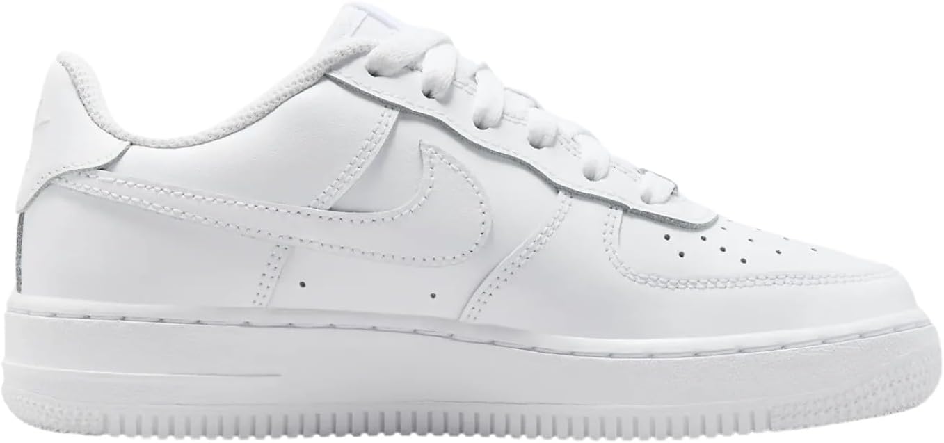 Nike Air Force 1 Le Big Kids Shoes Size-7, White/White-white-white