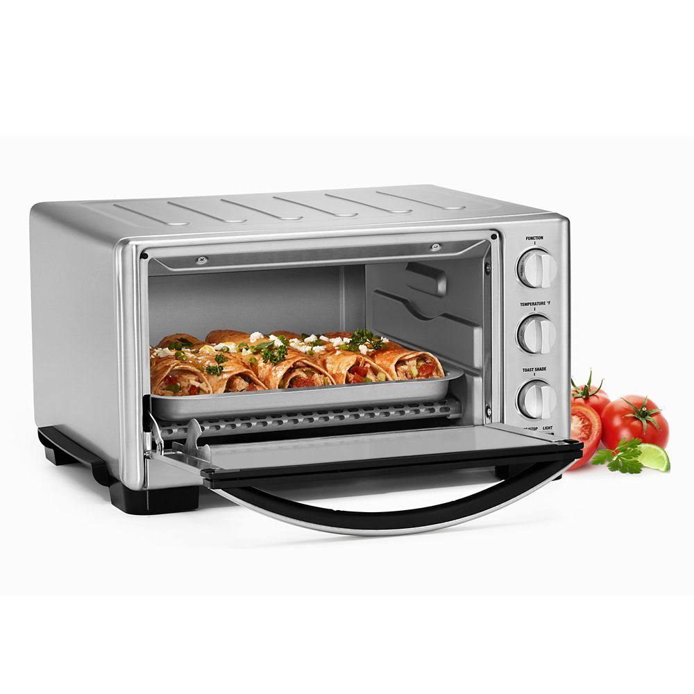 Cuisinart Toaster Oven Broiler with Interior Light in Silver