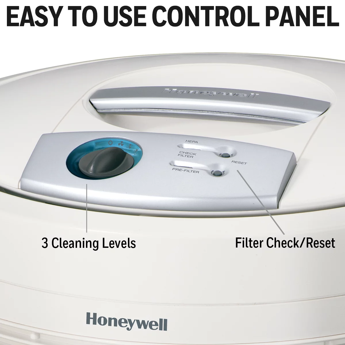 Honeywell Air Purifier, 50250-S, 390 sq ft, HEPA Filter, Allergen, Smoke, Pollen, Dust Reducer