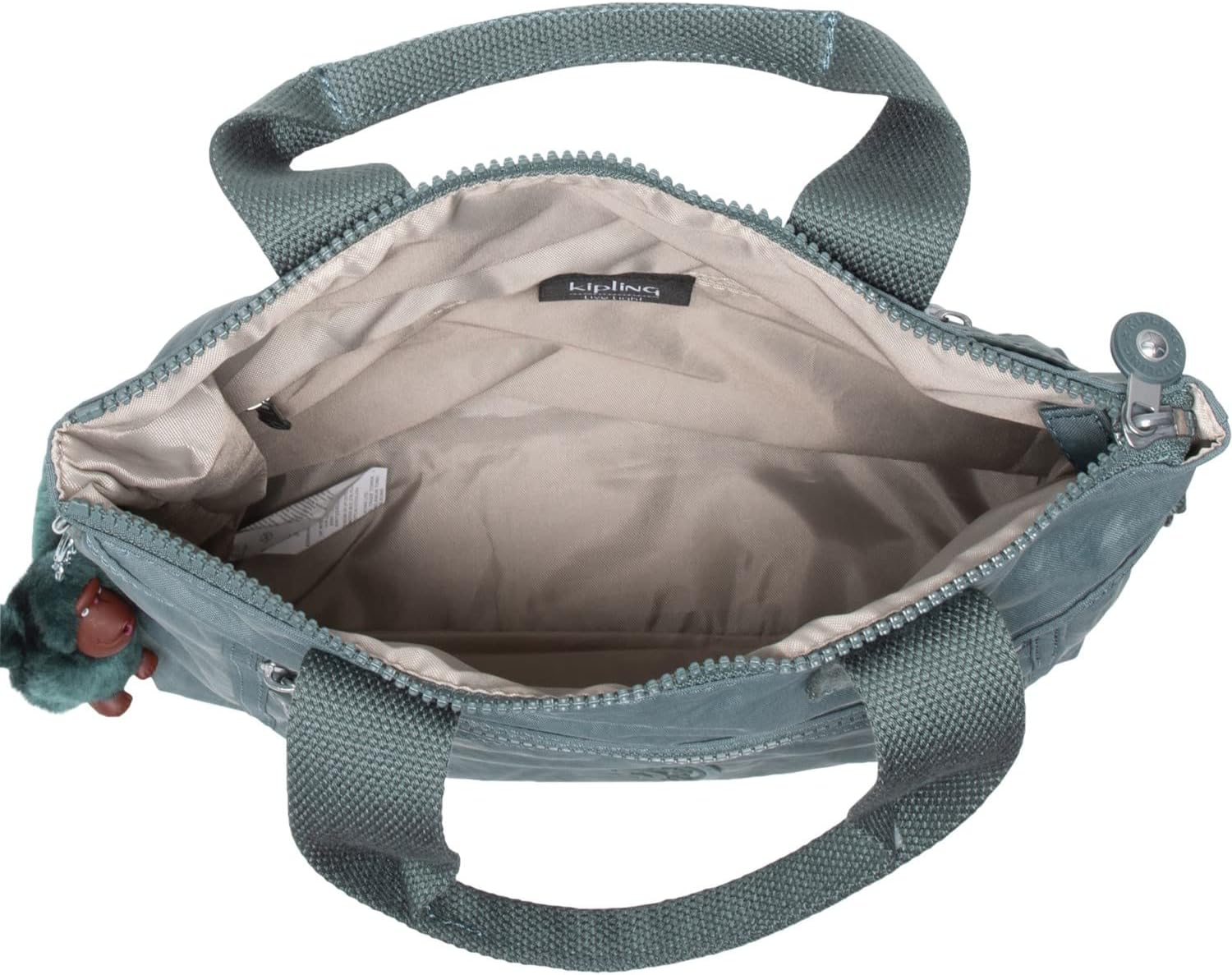 Kipling Eleva Large Convertible Crossbody Tote Bag, Light Aloe Tonal