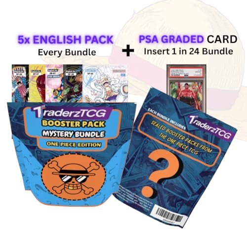 One Piece TCG English Booster Pack Bundle – (5 Pack English) - Perfect for One Piece Cards Game Fans, Anime Collectors, and TCG Enthusiasts