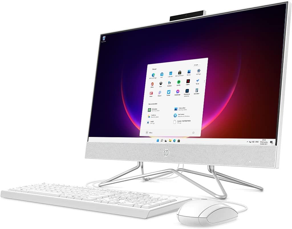 HP 2022 Newest All-in-One Desktop Computer, 23.8