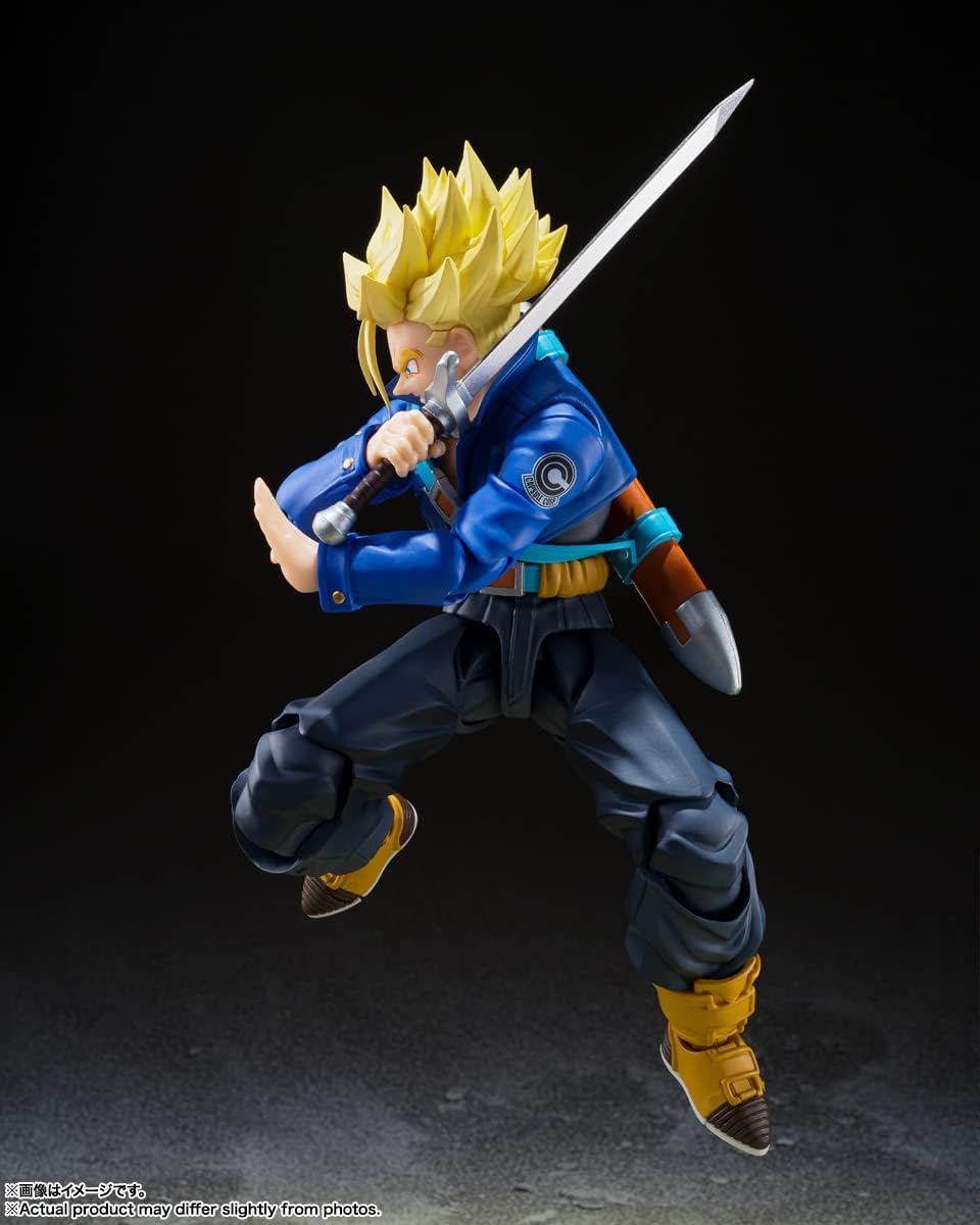 TAMASHII NATIONS - Dragon Ball Z - Super Saiyan Trunks -The Boy from The Future-, Bandai Spirits S.H.Figuarts Action Figure