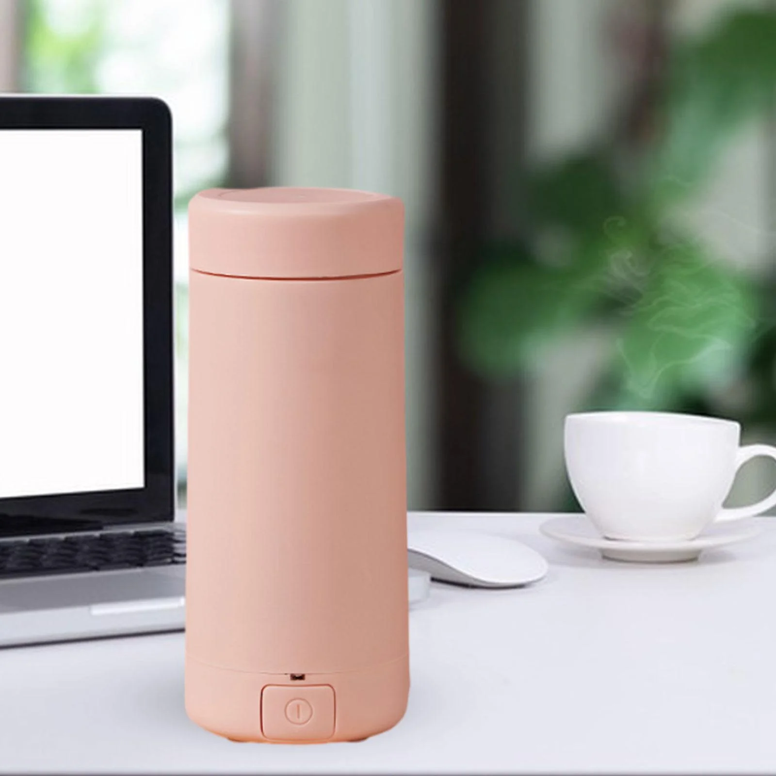 LOVIVER Portable Electric Hot Water Kettle Tea Hot Water Kettle, Boil Dry Protection Fast Boiling Water for Tea Office Travel Camping Pink