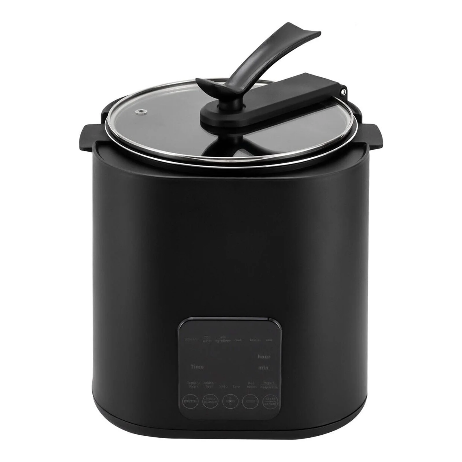 ZhdnBhnos 9L/2.38Gal Commercial Boba Cooker Pot 1350W 110V Automatic Pearl Tapioca Cooker with Touchscreen Bubble Tea Milk Tea Maker